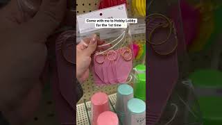 First time at Hobby Lobby 🥰 #hobbylobby #hobbylobbyshopping #hobbylobbyfinds #hobbylobbyshopwithme