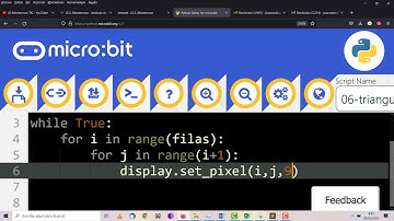 microPython micro:bit Triángulo rectángulo TIC 1 Bachillerato IES Monterroso