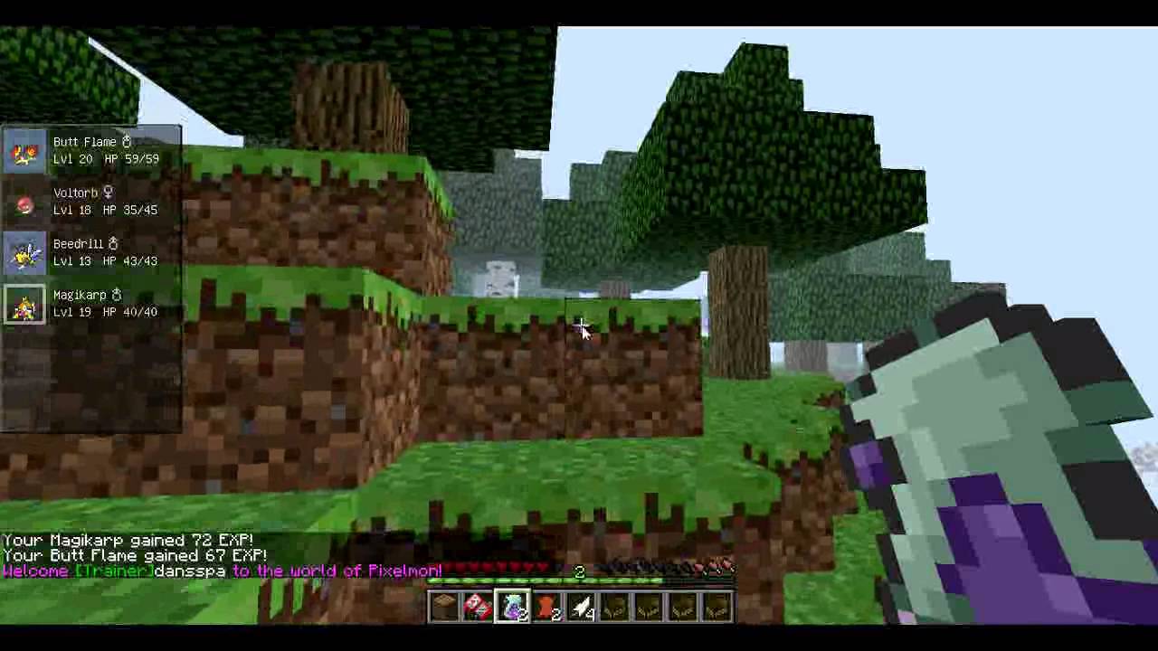 MINECRAFT: PIXELMON EPISODE 3:evovling KARP!!!!! (pokemon mod)