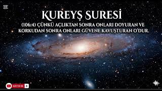 SON AHİT SURE 106 KUREYŞ-KUREYŞ KABİLESİ (ARAPÇA-TÜRKÇE)