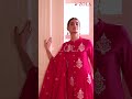 Pink Silk Traditional motifs thread Work Mandarin Collar 3 pcs Suit Set for Women