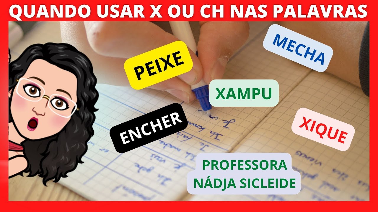 Com X ou CH? Entenda a regra! #AprendaNoTikTok #professorataynara #por