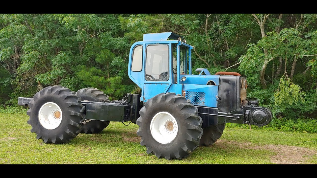 Blue john deere 540B skidder YouTube