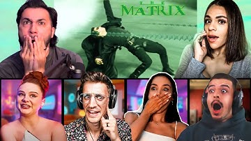 TOP "NEO DODGES BULLETS" REACTIONS! *THE MATRIX (1999)* MOVIE REACTION MASHUP- FIRST TIME WATCHING!