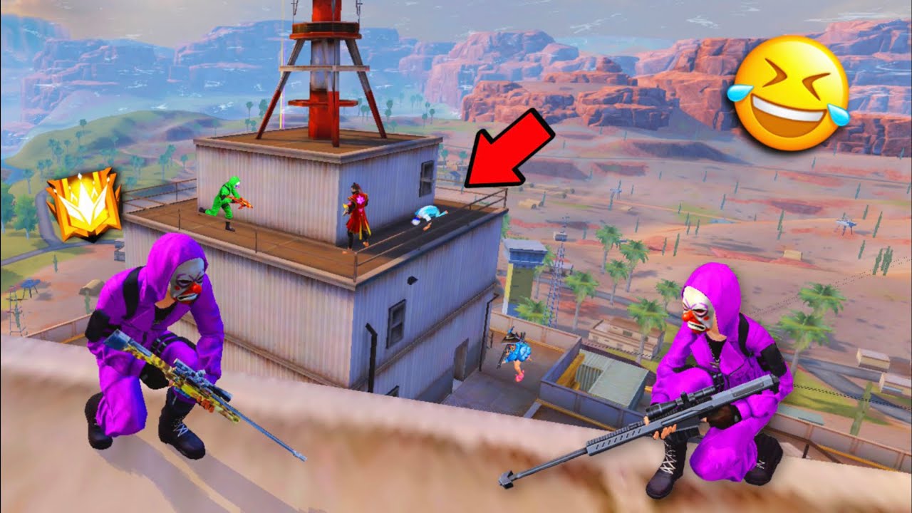 EL RETO DEL SNIPER CAMPERO EN KALAHARI 😂 FREE FIRE