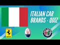 Italian Car Quiz | Guess car brand from logo | Car Quiz