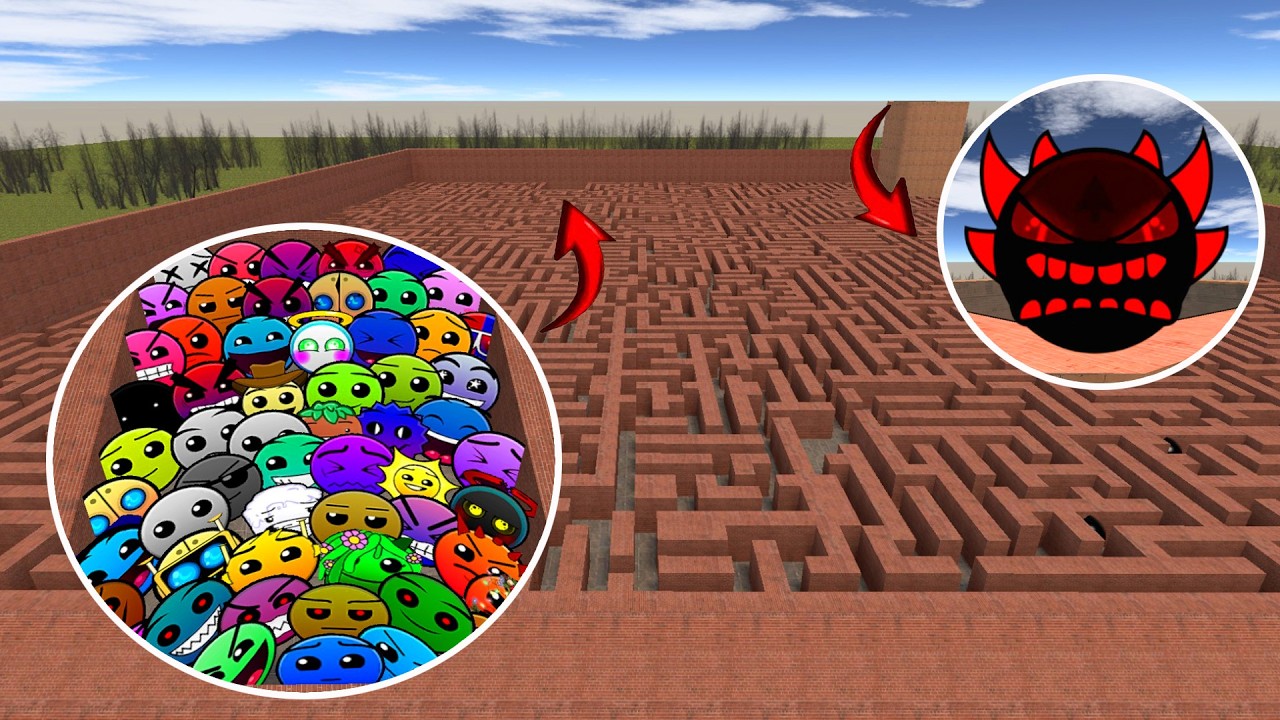WHAT THEY WANT TO DO WITH GEOMETRY DASH AND LOBOTOMY DASH NEXTBOTS FAMILY? In Garry's Mod