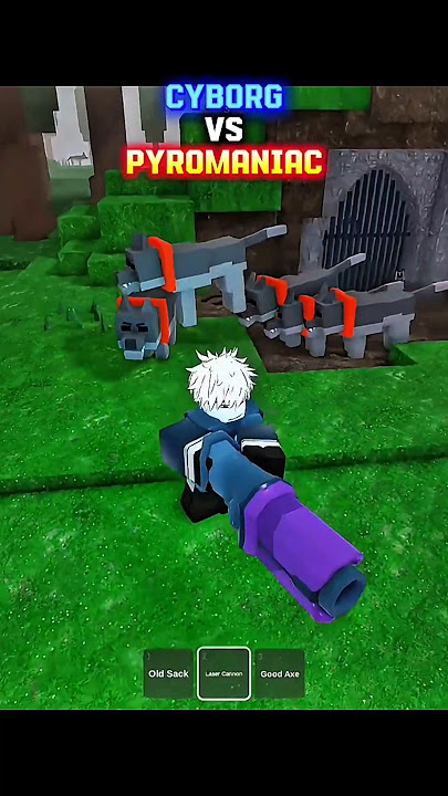 Pyromaniac vs Cyborg | Saving Kids on 99 nights in the forest