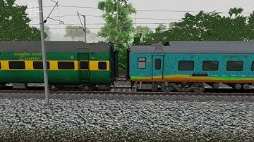 🌐 ICF Garibrath coach coupling LHB Humsafar express | Train Simulator | Ashish The Gamerz