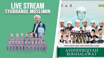 ASSHIDDIQIYAH BERSHOLAWAT BERSAMA MAJLIS SYUBBANUL MUSLIMIN