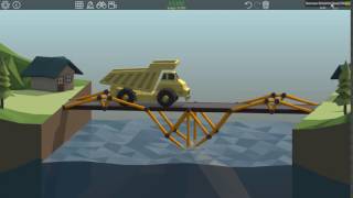 Poly Bridge 1-11 [Low Cost Bridge]