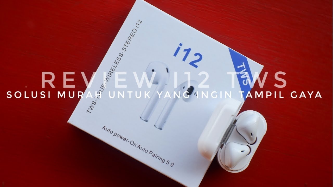 merk i12 TWS - Apple Airpods clone 