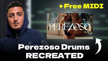 How To Make Morad Type Beat, Morad - Perezoso Drum Pattern (Recreated) + Free MIDI Pack!
