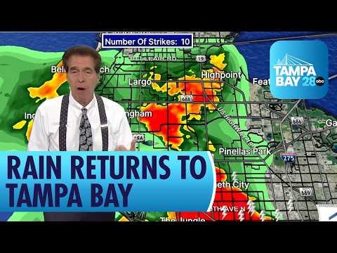 Rain Returns as Summer Weather Comes Back to Tampa Bay