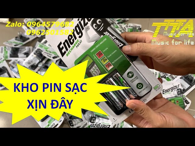 Kho pin sạc Energizer