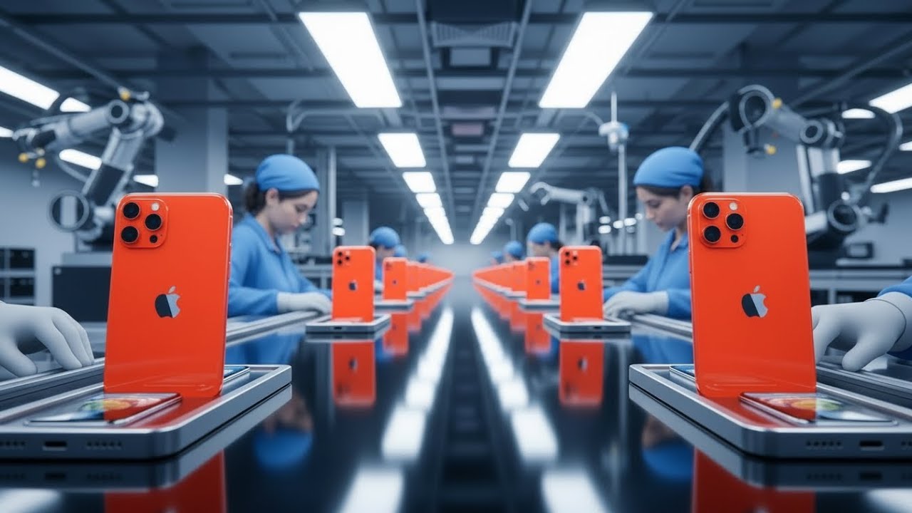 Iphone Process Inside the Apple Factory How the iPhone 17 Pro Max Is Built from Start ...