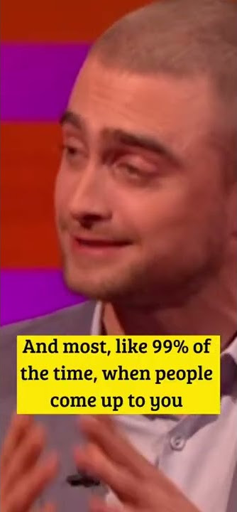 Daniel Radcliffe - RUDE FAN interaction #harrypotter
