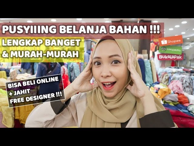 Rekomendasi Toko Textile Lengkap Murah Dijahitin Design Youtube