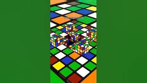 Cube Quick Slide and Drop 60FPS