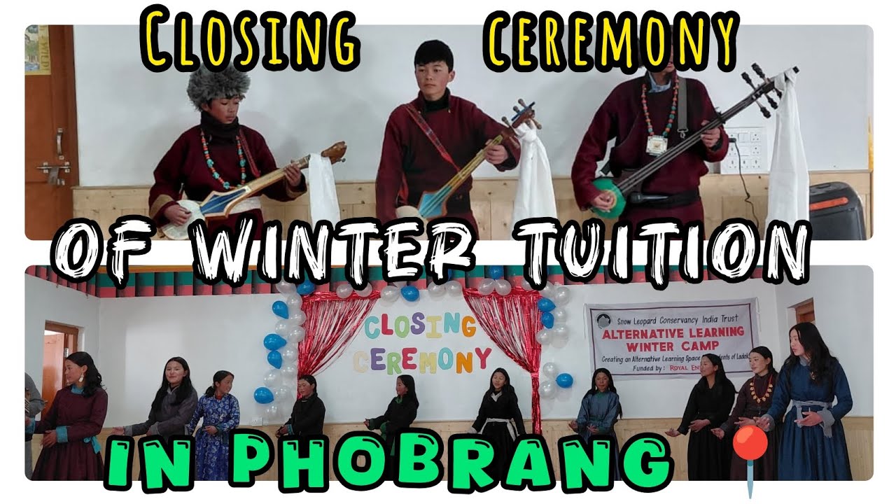 Closing ceremony of winter tuition || Phobrang village.