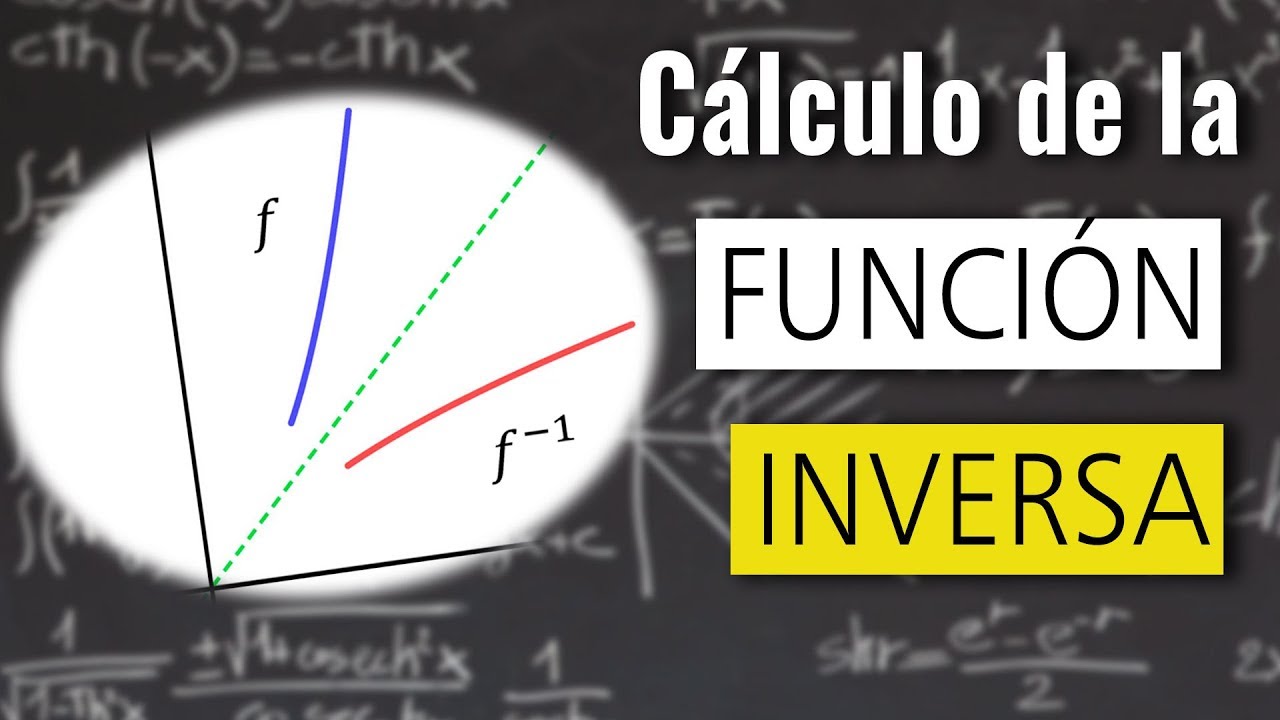 Calcular FUNCIÓN INVERSA | 1º bachillerato
