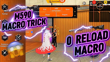 M590 TIPS AND TRICKS | GG GAME SPACE MACRO M590 FF | GG GAME SPACE M590 FAST RELOAD