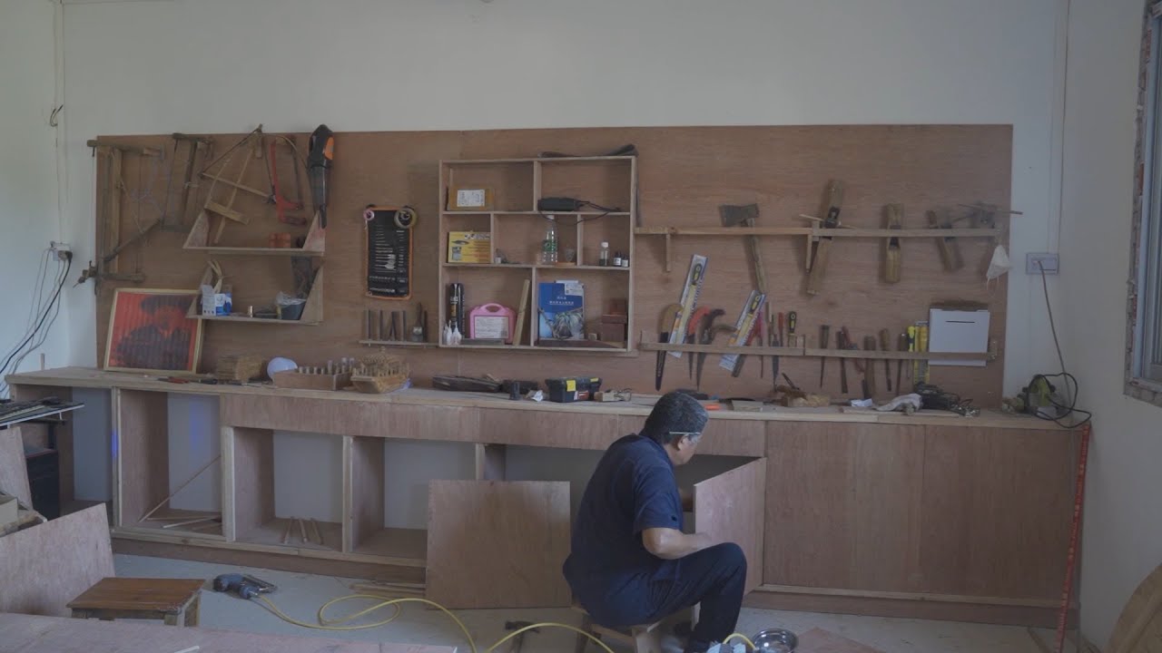 阿木爷爷木工坊增加工具橱柜，改造又进一步