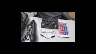 v8 sound card mobile live setup ,Facebook live,YouTube ,tiktok,online screenshot 3