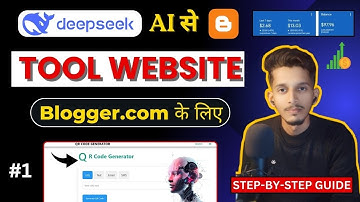 Earn $80/Day🔥 | Blogger Par Tool WebSite Kaise Banaye | Create Tool Website Using DeepSeek AI
