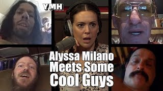 Alyssa Milano Meets Some Cool Guys - YMH Highlight