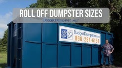 Roll Off Dumpster Sizes | Budget Dumpster