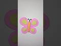 DIY clay Butterfly 🦋 art#shorts#creativeclayideas
