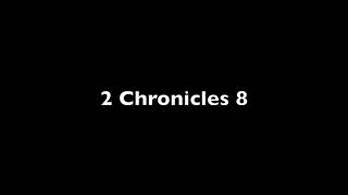 2 Chronicles 8 [NIV] Cold Read