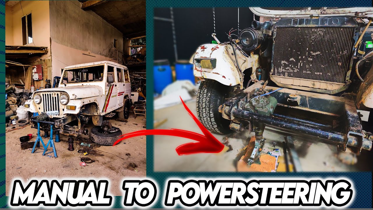 Power steering Installation I Mahindra Armada YouTube
