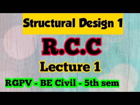 RCC 1 (Structural Design) Full course @learnwithshruti