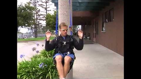 Landing Procedures of Paragliding