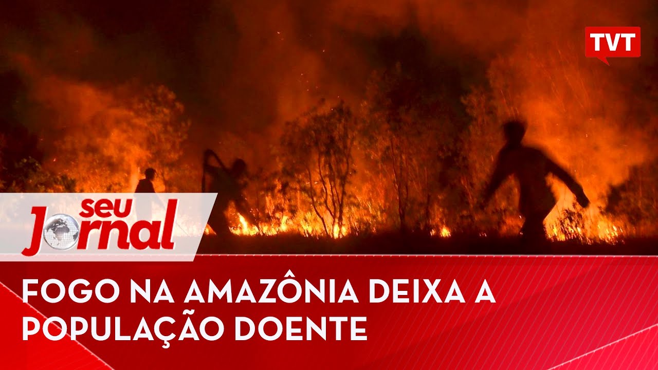 Fogo na Amazônia deixa a população doente