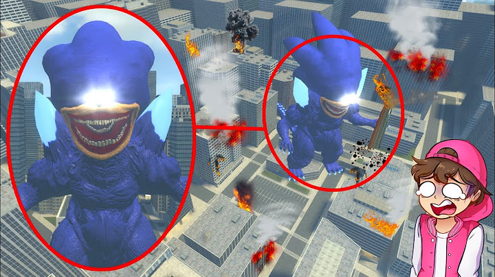 Un DRON capta a GODZILLA SONIC SHIN TAPES en la Ciudad
