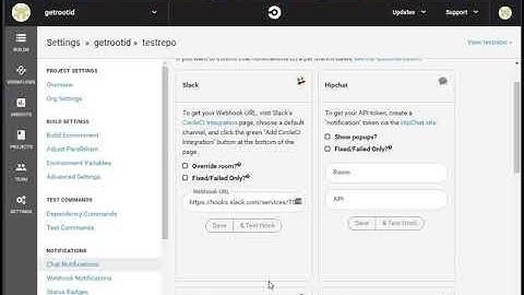 Integrating Slack with CircleCi
