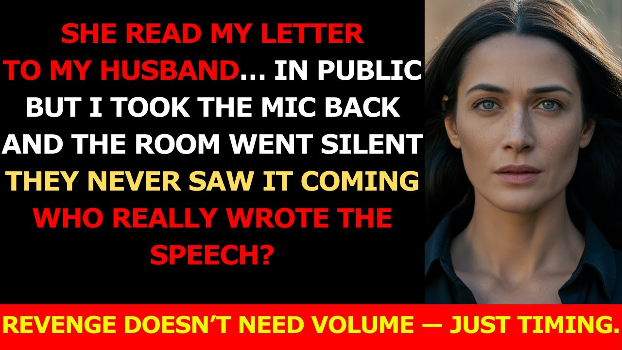 At the Charity Dinner… I Read the Truth About My Husband’s “Legacy” — Until Everyone Stopped Breathi