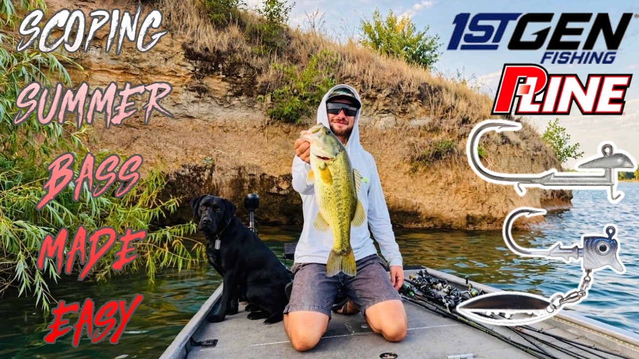 Chasing Summer Suspended Bass With FFS Designed Baits | Summer Smallmouth Bass Fishing |