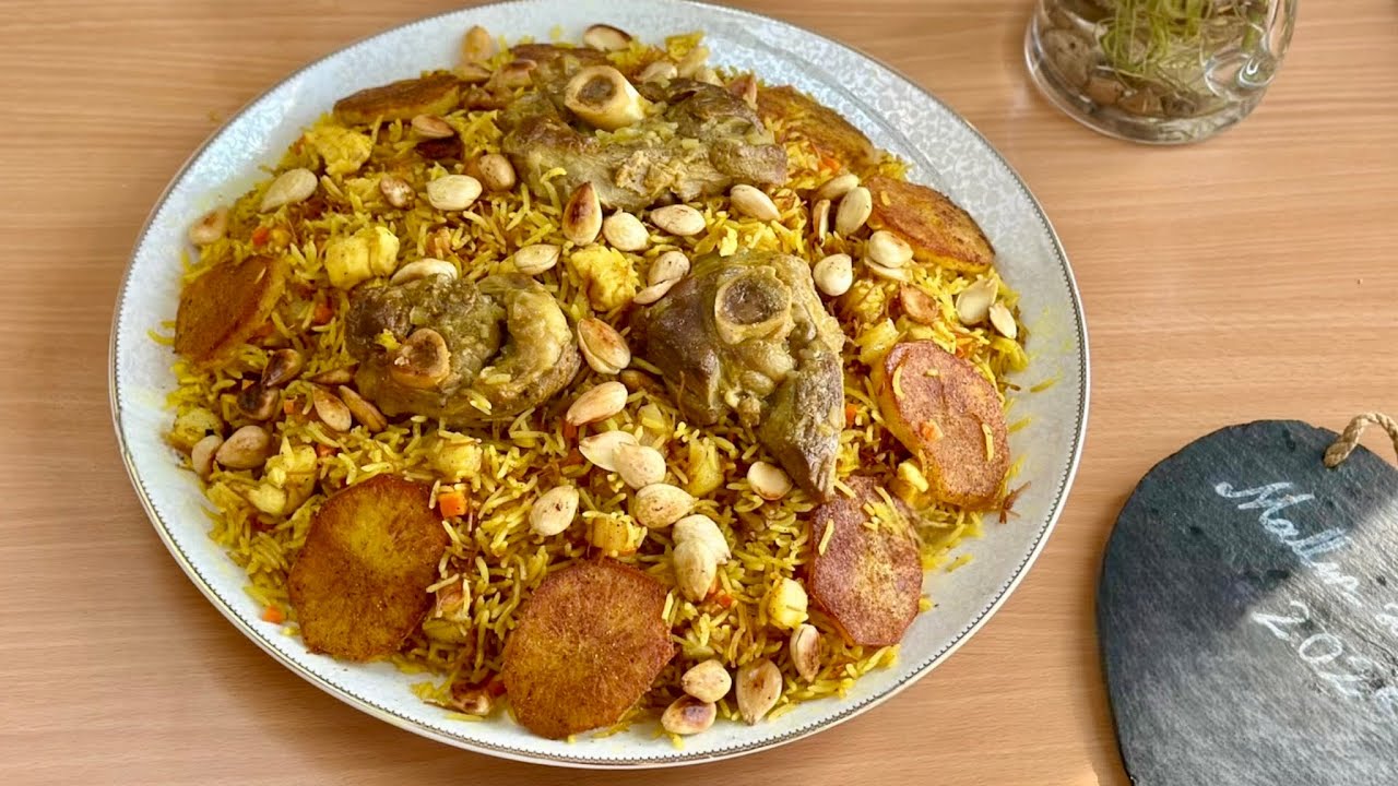 خواردنی کوردی/ دروستکردنی بریانی زەرد به بەتامترین شێواز