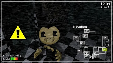 BENDY JUMPSCARE IN FNAF?! (Bendy And The Ink Machine)