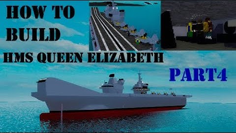 How To Build HMS Queen Elizabeth on (Plane Crazy) Roblox Part 4