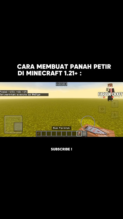 Cara membuat panah petir di Minecraft 1.21  #minecraft #minecraftcommandblock #minecrafttutorial