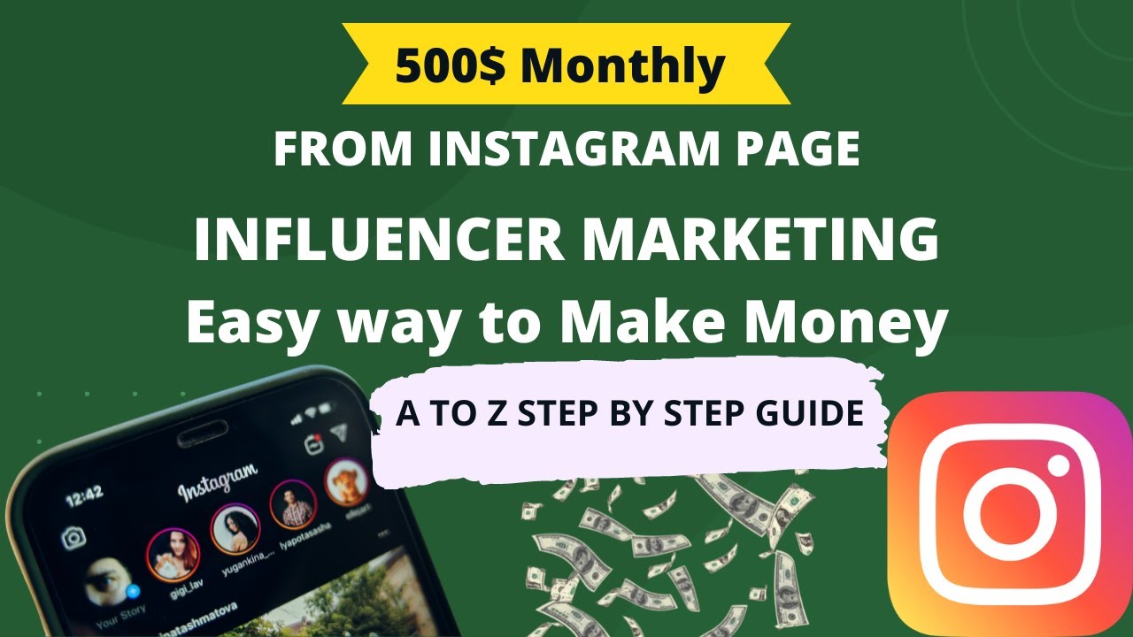 500 (39,000 INR) Monthly From Instagram Pages w/t Print On Demand