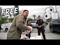 Giving Away FREE Toilet Paper In Front Of Grocery Stores! (COPS CAME!)
