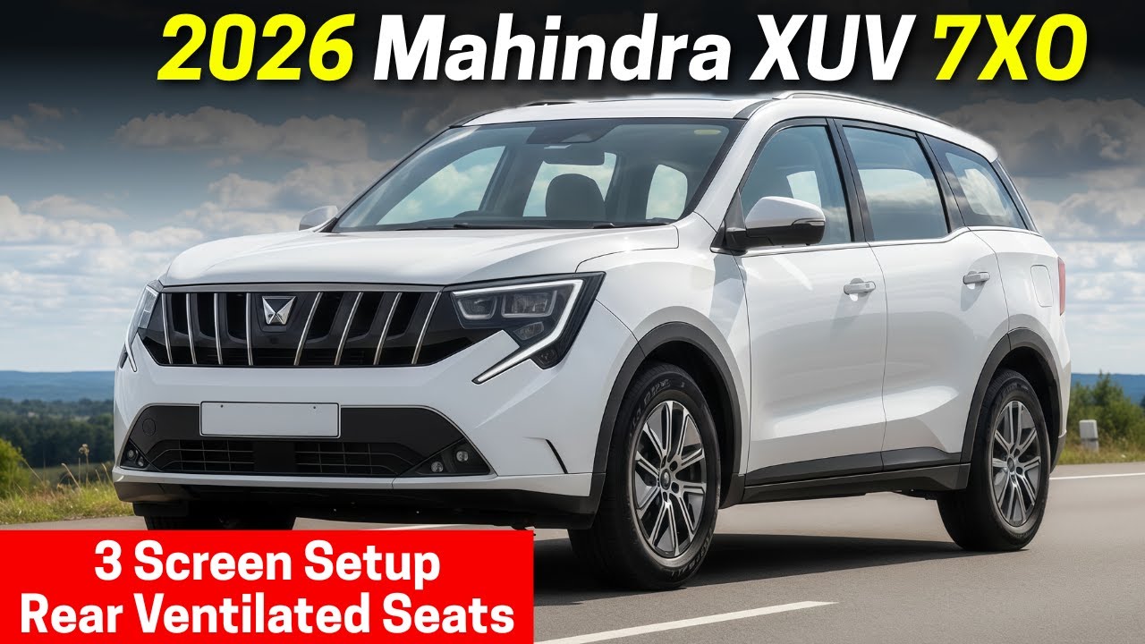 Mahindra XUV 7XO 2026 - 3 Screen, Rear Ventilated Seats and Launch ...