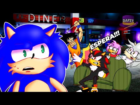 TRABAJANDO en una gasolinera CON SONIC / GARRY´S mod