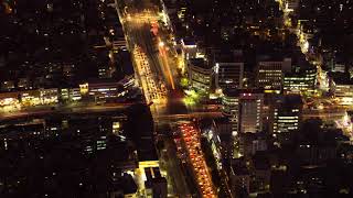 #Футаж трафик города со скоростью света ◄4K•HD► #Footage city traffic at the speed of light
